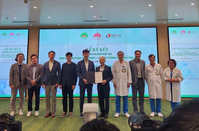 아태안티에이징학회와 베트남 하노이 홍녹병원 업무협약