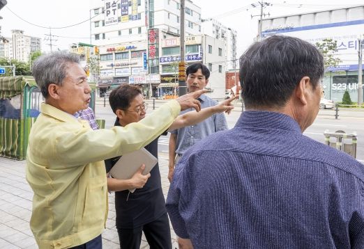 윤환 계양구청장, 수해 피해지 현장 점검