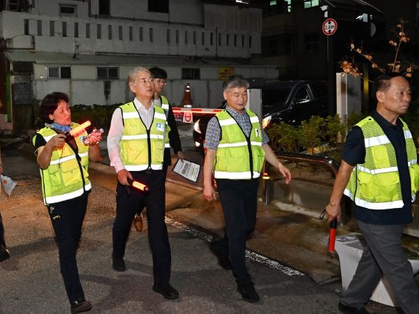 광주 서구, 자율방범대와 민·관 합동 야간순찰