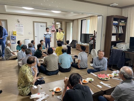 광양시 금호동, 초복맞이 경로당 복달임 행사 가져