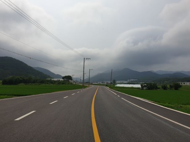 고성읍 대독리 농어촌도로 확장개통으로 지역교통 개선