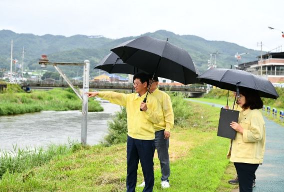 최훈식 장수군수, “집중호우 철저한 대비 필요”현장점검 나서