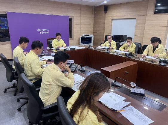 이우종 충청북도 행정부지사, 집중호우 대비 현장점검