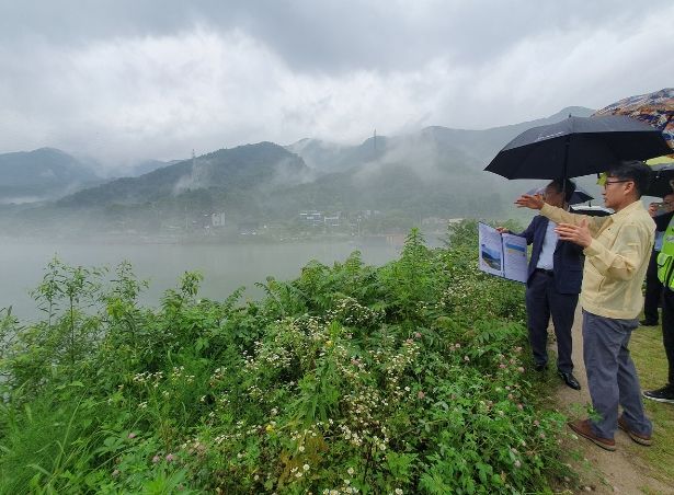 포천 심곡저수지 점검