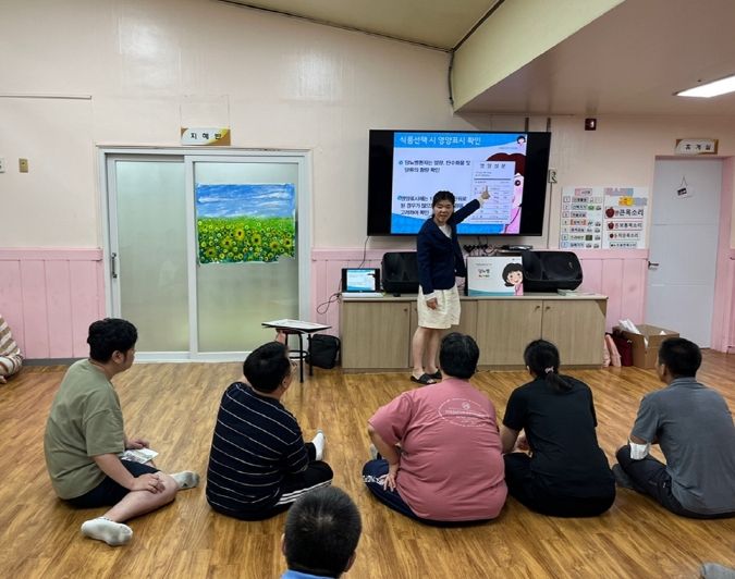 의정부시보건소, 장애인 주단기보호시설 방문 ‘고혈압 및 영양교육’ 실시