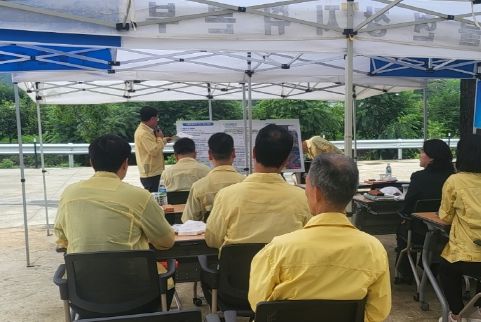 밀양시는 경상남도와 합동으로 장마철·집중호우 대비 산불피해지에 대한 현장점검을 실시했다.