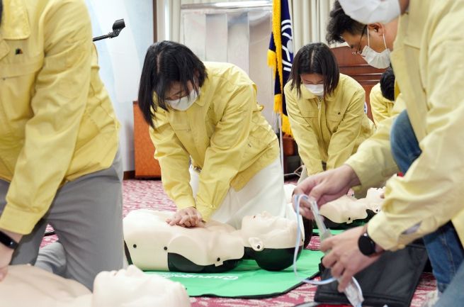 2022안전한국훈련 심폐소생술교육(본청)