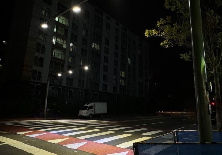 횡단보도 조도개선사업(삼화부영7차 아파트 입구 후)